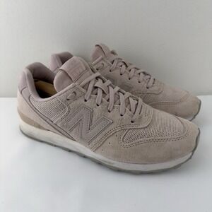 New Balance Women's 696 WL696WPP Pink Suede Mesh Sneakers Size 7